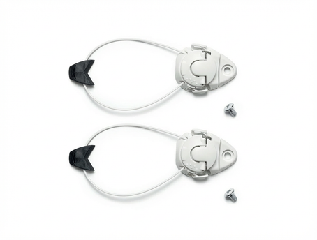 TECNO 3 MAGNETIC SHORT SPARE PARTS WHITE BLACK - Sidi Sport