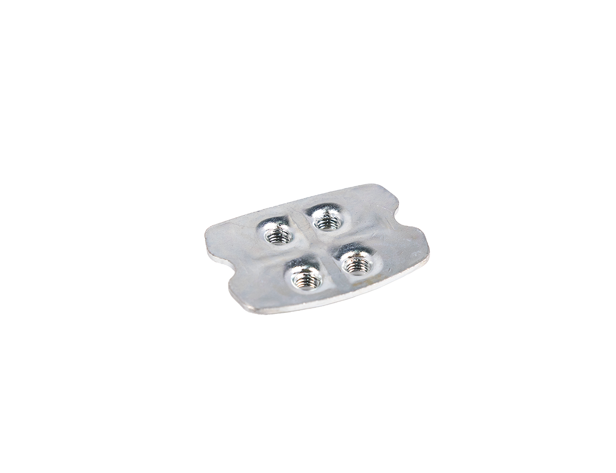 432 CLEAT PLATE 001C 4 HOLE SPARE PARTS SILVER - Sidi Sport